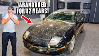 Cleaning The DIRTIEST Abandoned Car From The 90's!!