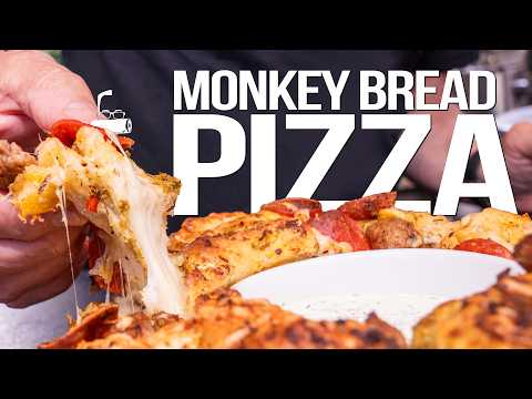 THE BEST MONKEY BREAD PIZZA (WITH HOMEMADE RANCH!) | SAM THE COOKING GUY