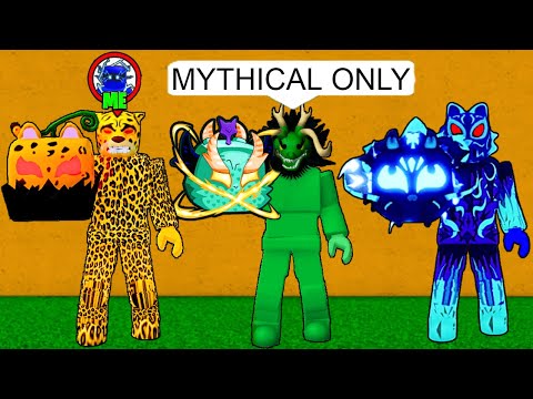 Sneaking into a MYTHICAL ONLY Tournament in Blox Fruits!