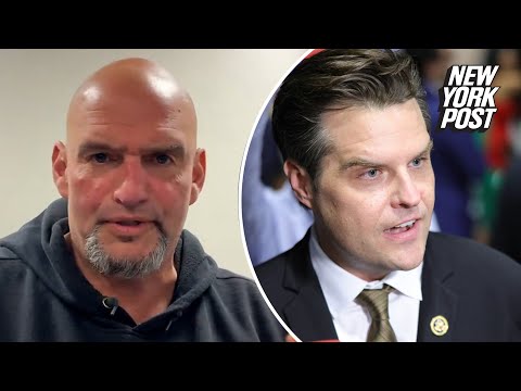 Sen. John Fetterman calls Rep. Matt Gaetz AG nomination ‘god-tier’ level of trolling to ‘own libs’