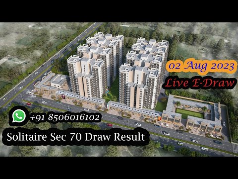 Solitaire Sec 70 Gurgaon | Riseonic Realty Live E-Draw | Draw Date & Draw Result