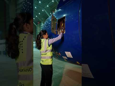 Come maintain the A320 aircraft with our engineer - Archana. #goIndiGo #TechForce #JustPlaneStuff