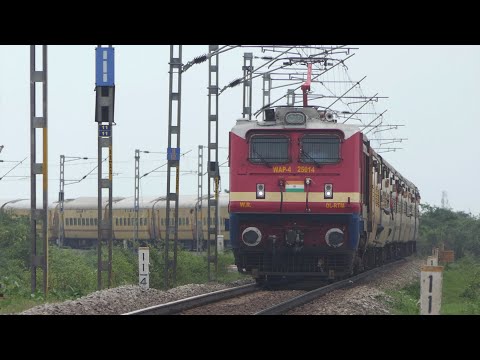 Secunderabad - Vellankanni SPECIAL Express Train | Red Monster WAP4 vs Green Monster WAG9 | I R