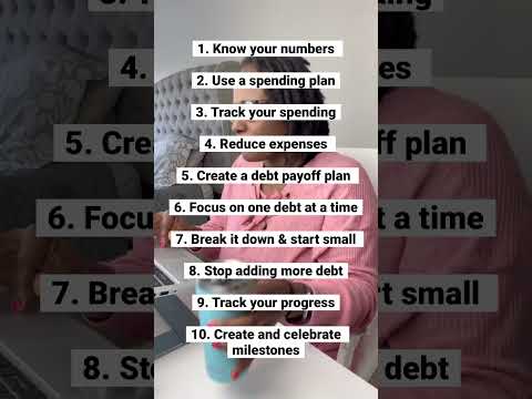 10 Steps to Pay Off Debt #debtjourney