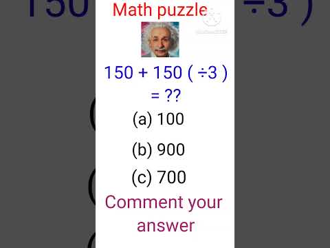 Math puzzle || #math #quizgame #quiz #mathematics #gkquestion