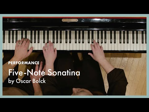 Five-Note Sonatina - Bolck (page 14, Literature for the Piano Book 1)