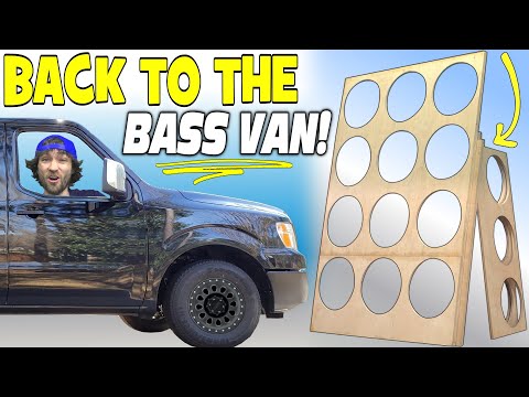 EXO's BASS VAN Build w/ 12 18" Subwoofers & Custom BANDPASS Box Design + NEW Car Audio Shop UPDATES!