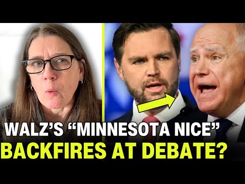 Walz niceness BACKFIRE and Vance MELTS DOWN Over Fact-Checks, Election LIES | Mary Trump VP Debate