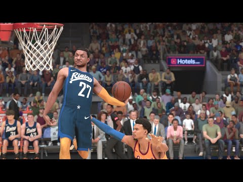 NBA 2K25 My Career - Rising Stars Behind Back Dunks!