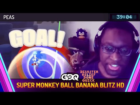 Super Monkey Ball Banana Blitz HD by Peas in 39:04 - Disaster Relief Done Quick 2024