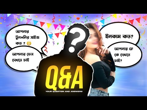 আমার ফেস রিভিল_আমার GF কে😍কোথায় থাকি? | QNA VIDEO | AKASH GAMER 300K SPECIAL QNA VIDEO