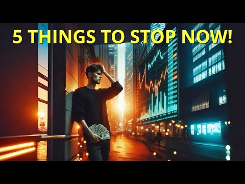 5 Things I Stopped Doing To Be A Millionaire!