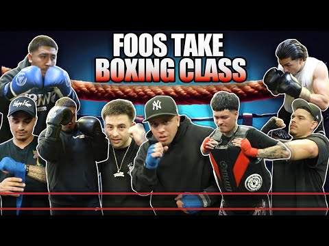 FOOS TAKE BOXING CLASS !!