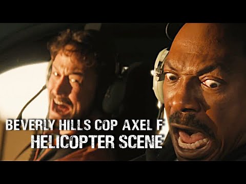 Beverly Hills Cop Axel F Helicopter Scene 2024 | Eddie Murphy in Beverly Hills