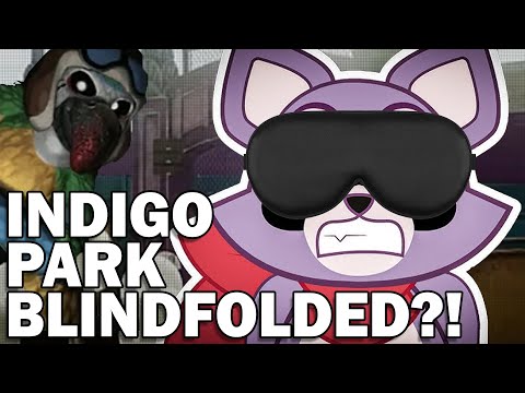 Can I Beat Indigo Park BLINDFOLDED?! (With the help of @Th3Badd3st )