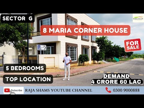 Brand New 8 Marla Corner House For Sale In Sector G || Bahria Enclave Islamabad ||