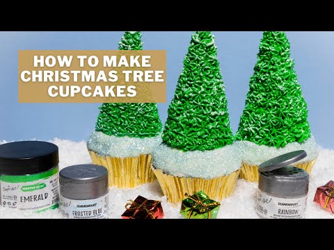 How To make Christmas Tree Cupcakes