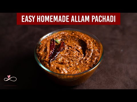 Allam Pachadi Recipe || Easy Ginger Pickle Recipe || Traditional Family Recipes || Infinity Platter