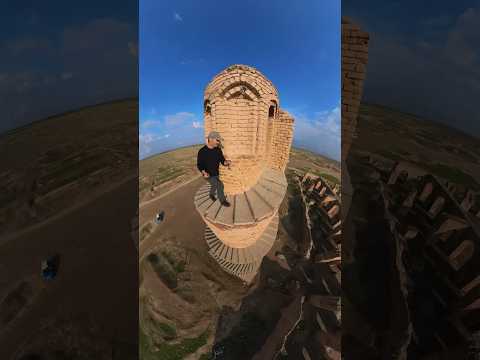 The SKETCHIEST tower I’ve ever CLIMBED @insta360