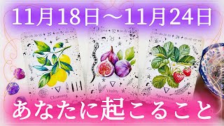 【細密Weekly】🍁11/18〜11/24の運勢🌈あなたに起こること✨💕🍀🔮タロット&チャーム&ルノルマン&オラクルカードリーディング🦋