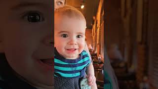 👶Baby Shorts: Best Baby Smiling Baby Bo Loves going out with Mom and Dad #smilingbaby #smilingbabies