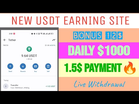 Per Day 2000 Earning App | Apple USDT Earning App | How To Earn USDT online | Business Idea