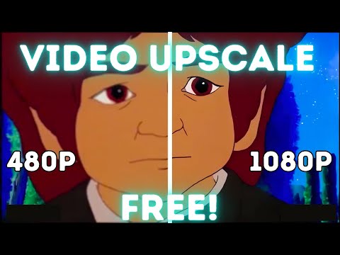 FREE AI Video Upscaler! waifu2x