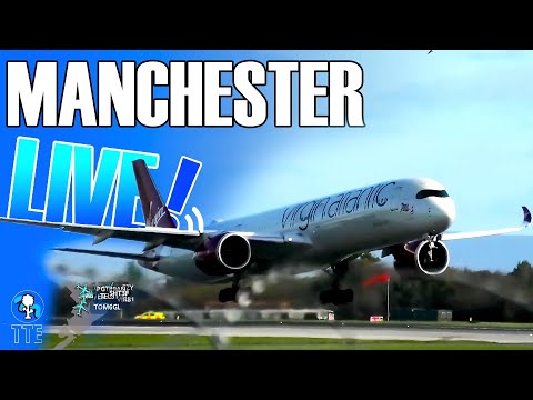 Manchester Airport Live! Stunning Close Up Aviation #planespotting #manchesterairportlive