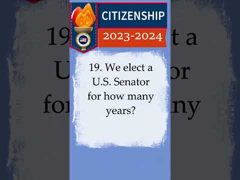 2023-2024 U.S CITIZENSHIP TEST, Civics Test (QUESTION 19) Naturalization #youtubeshorts