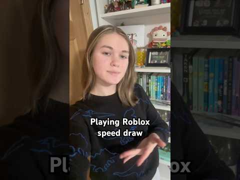 Trying to play Roblox speed draw #roblox #youtubeshorts #art