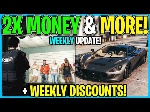 GTA Online WEEKLY UPDATE 2X Money & More!