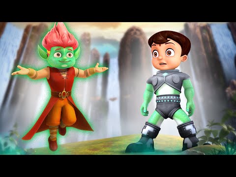 Super Bheem - Body Swap Effect | Duplicate Super Bheem | Animated cartoons for kids