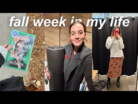 fall week in my life: moving (again), fall walks, acting class, girls' night & more