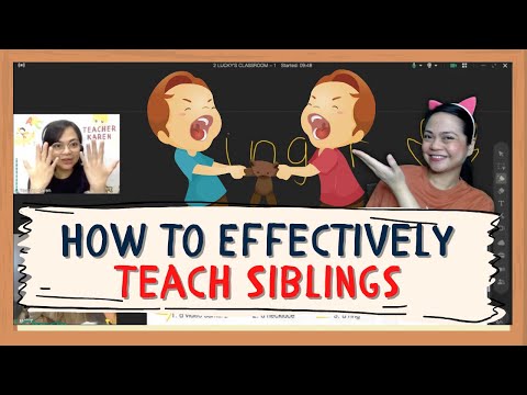 How to Effectively Teach Siblings | Involve & Engage and Be an Effective Teacher.