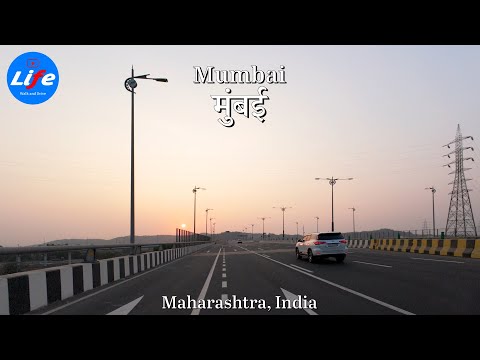 Driving Mumbai City - 4K HDR - Atal Setu Bridge - JNPT Rd to Sewri - Evening Drive