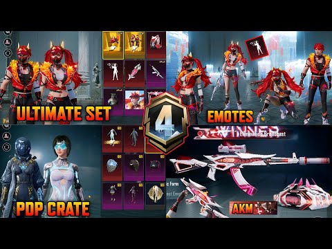 Foxy Flare Ultimate Set | Akm Mythic Upgrade Skin | PDP Crate | Free Mythic Emotes | Gemstone Emotes