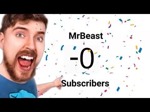 MrBeast hits -0 Subscribers