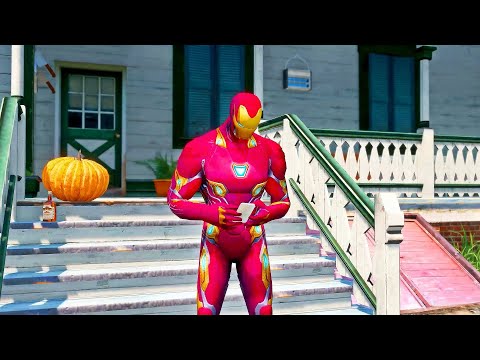 Granny Kidnapped Cow saving Iron Man 🥰 Ep.121