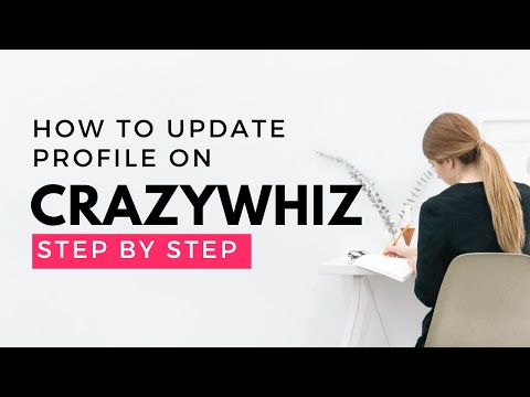 Can I update my profile information after registration on Crazywhiz