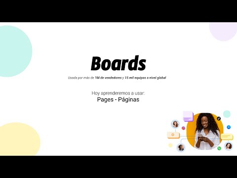 Seminario Web - Boards: Páginas