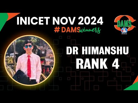 INICET Rank 4 Dr Himanshu Sharma Shares his Journey