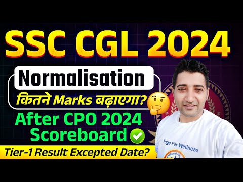 SSC CGL 2024 Normalisation after SSC CPO 2024 Score Card