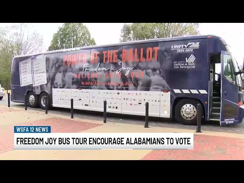 Organization stops in Montgomery for Power of the Ballot national bus tour