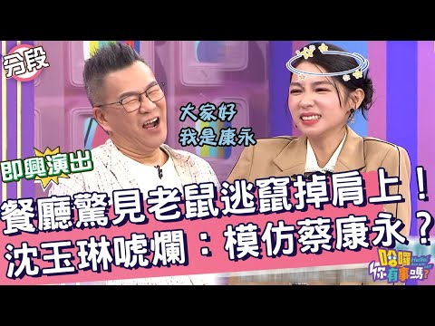 餐廳驚見老鼠逃竄掉肩上！沈玉琳唬爛：模仿蔡康永？沈玉琳 洪素卿︱Part1/4 EP197👋20241104︱哈囉 你有事嗎