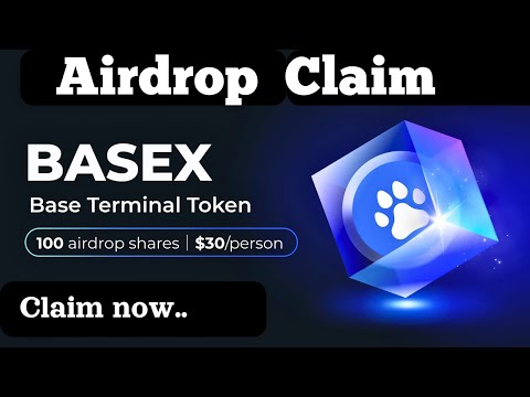 BASEX Terminal Airdrop Withdrawal ~ Participate & earn $30 on Basex airdrop | Base gate.io airdrop