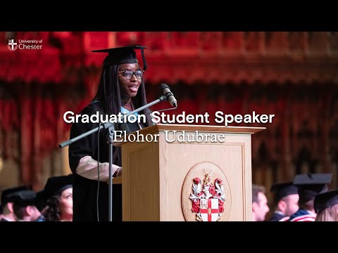 Graduation March 2024 Student Speaker - Elohor Udubrae