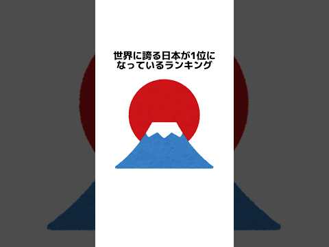 日本が1位になっているもの雑学　雑学 #トリビア #豆知識 #考え方 #心理学 #幸福度 #教育 #知識 #shorts