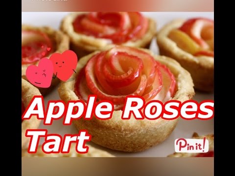 Pinterest to the TEST: Caramel Apple Roses Tarts Tutorial - Valentine's Day Treats!!