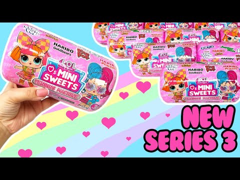 UNBOXING LOL Surprise MINI SWEETS Series 3 VENDING MACHINE!