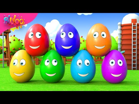 Surprise Eggs Kids Song | BluLoo Nursery Rhymes & Kids Songs